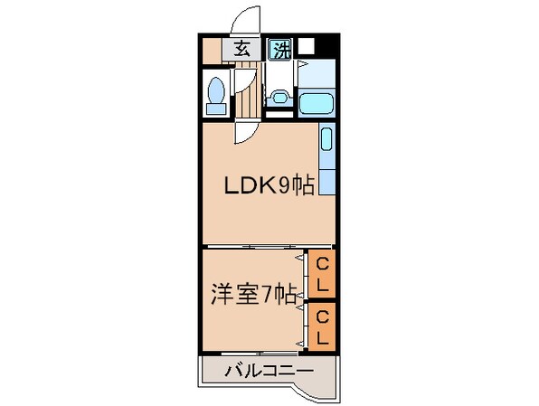 ヒット砂津ビルの物件間取画像